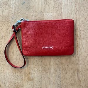 Vintage red Coach Wallet